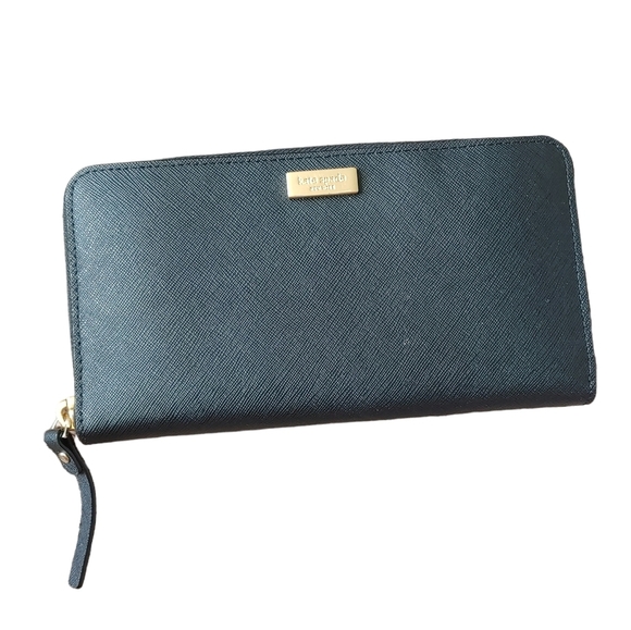 kate spade Handbags - KATE SPADE Newbury Lane Neda Zip Continental Wallet WLRU1498 Black Leather